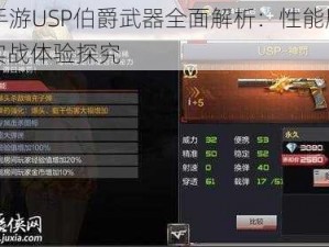 CF手游USP伯爵武器全面解析：性能属性与实战体验探究