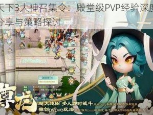 天下3大神召集令：殿堂级PVP经验深度分享与策略探讨