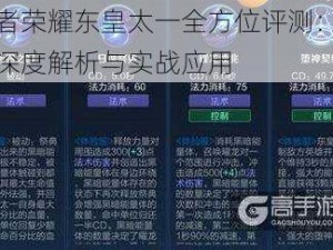 王者荣耀东皇太一全方位评测：技能深度解析与实战应用