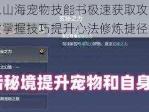 妄想山海宠物技能书极速获取攻略：高效掌握技巧提升心法修炼捷径揭秘