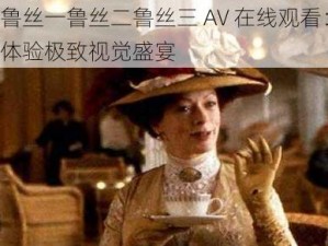 鲁丝一鲁丝二鲁丝三 AV 在线观看：体验极致视觉盛宴