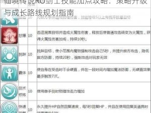 仙境传说RO剑士技能加点攻略：策略升级与成长路线规划指南