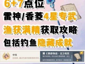 原神武器鱼获精炼材料璃月钓鱼点详细攻略：掌握高效钓鱼技巧，获取高品质精炼资源