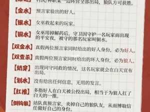 狼人杀隐藏规则解析：揭秘那些易被忽视的游戏细节