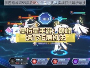 奥拉星手游巅峰塔59层攻略：金大头挑战实战打法解析与技巧分享