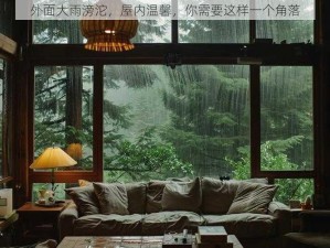 外面大雨滂沱，屋内温馨，你需要这样一个角落