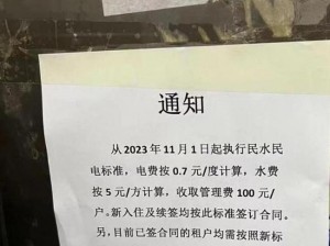 房东先生这是第 3 次付房租了，该交水电费了