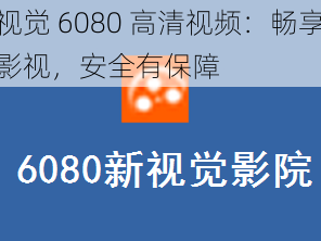 新视觉 6080 高清视频：畅享高清影视，安全有保障