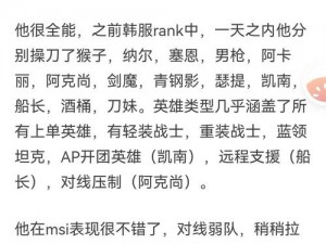 关于英雄联盟RNG战队bin离队原因的全面解析