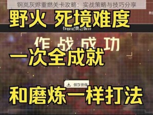 钢岚灰烬重燃关卡攻略：实战策略与技巧分享