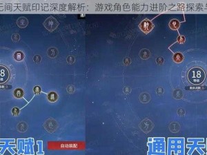 永劫无间天赋印记深度解析：游戏角色能力进阶之路探索与介绍