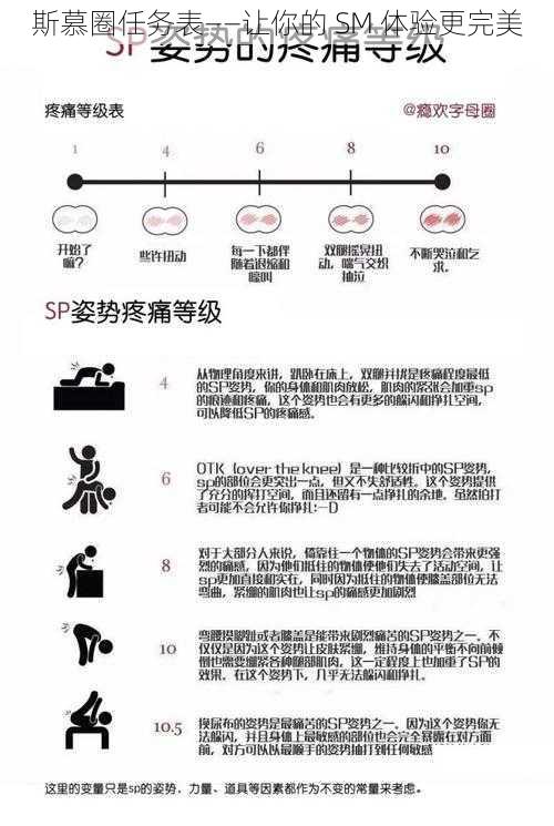 斯慕圈任务表——让你的 SM 体验更完美