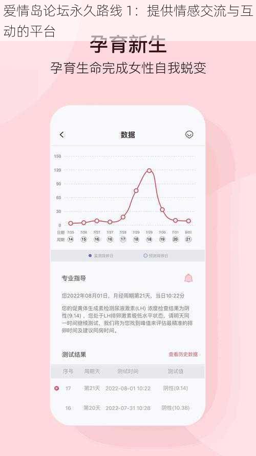 爱情岛论坛永久路线 1：提供情感交流与互动的平台