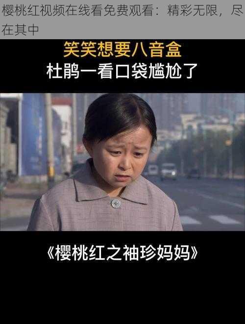 樱桃红视频在线看免费观看：精彩无限，尽在其中