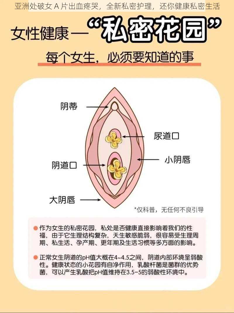 亚洲处破女 A 片出血疼哭，全新私密护理，还你健康私密生活