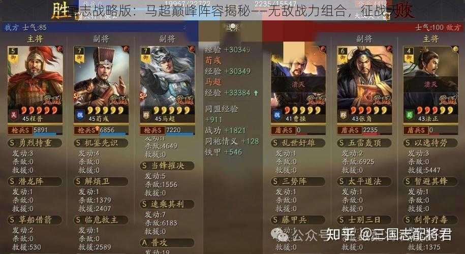 三国志战略版：马超巅峰阵容揭秘——无敌战力组合，征战天下