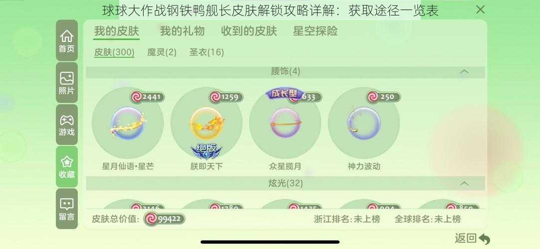 球球大作战钢铁鸭舰长皮肤解锁攻略详解：获取途径一览表