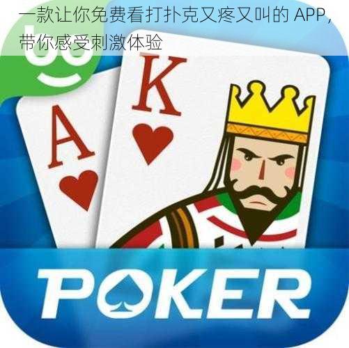 一款让你免费看打扑克又疼又叫的 APP，带你感受刺激体验