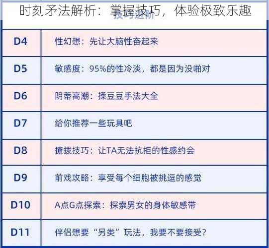 时刻矛法解析：掌握技巧，体验极致乐趣