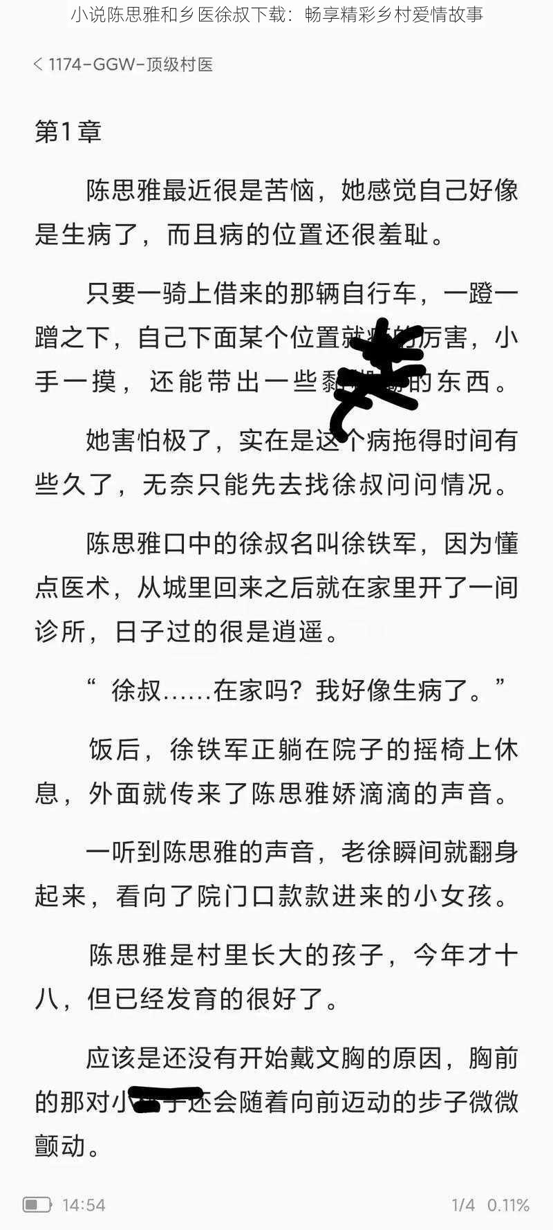 小说陈思雅和乡医徐叔下载：畅享精彩乡村爱情故事