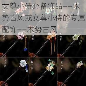 女尊小侍必备饰品——木势古风或女尊小侍的专属配饰——木势古风