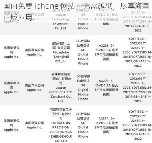 国内免费 iphone 网站，无需越狱，尽享海量正版应用