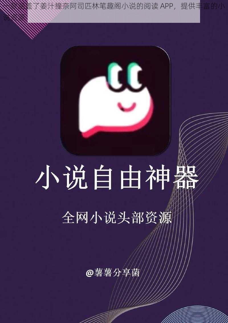 一款涵盖了姜汁撞奈阿司匹林笔趣阁小说的阅读 APP，提供丰富的小说资源