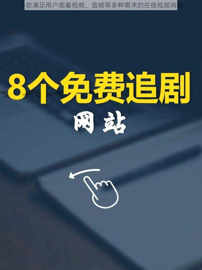 一款满足用户观看视频、音频等多种需求的在线视频网站