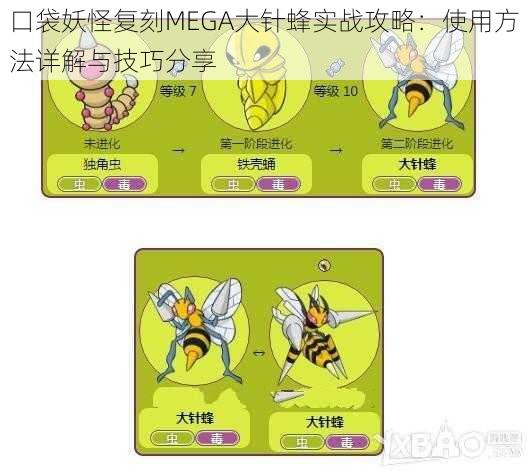 口袋妖怪复刻MEGA大针蜂实战攻略：使用方法详解与技巧分享