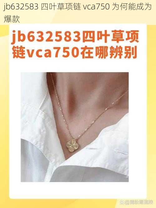 jb632583 四叶草项链 vca750 为何能成为爆款