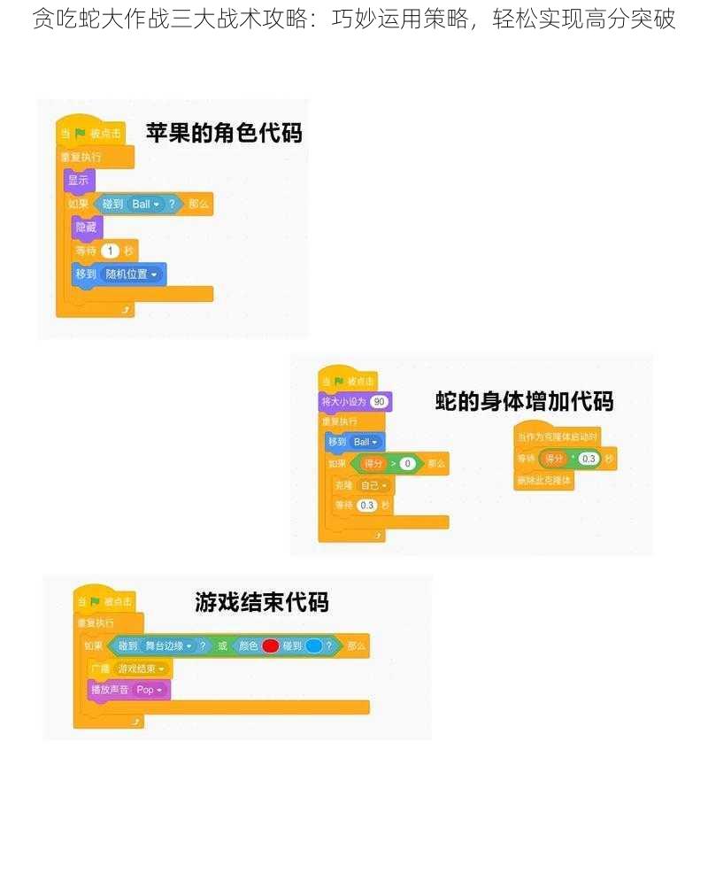 贪吃蛇大作战三大战术攻略：巧妙运用策略，轻松实现高分突破