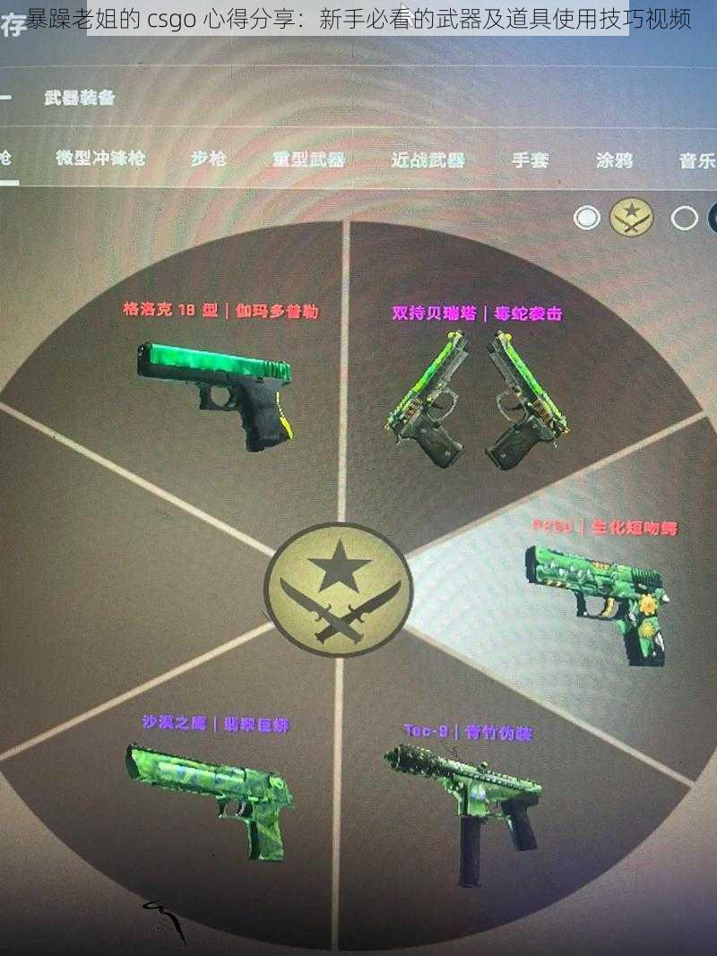 暴躁老姐的 csgo 心得分享：新手必看的武器及道具使用技巧视频