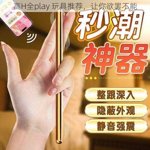 高H全play 玩具推荐，让你欲罢不能