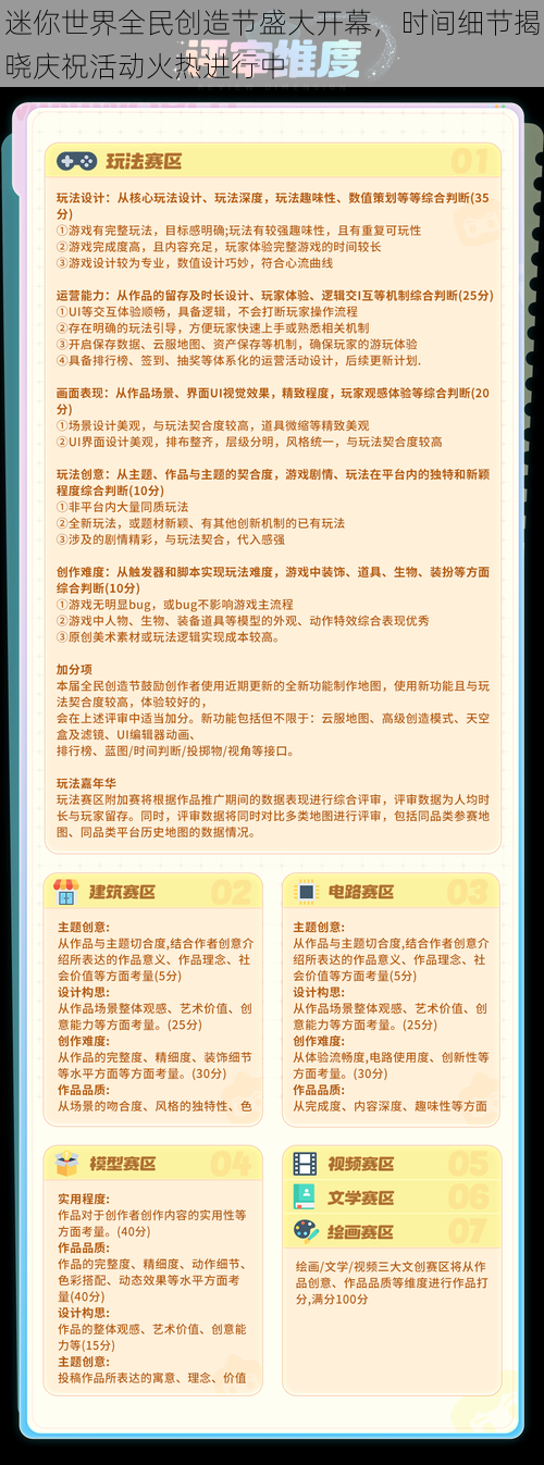 迷你世界全民创造节盛大开幕，时间细节揭晓庆祝活动火热进行中