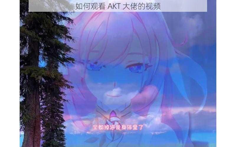 如何观看 AKT 大佬的视频