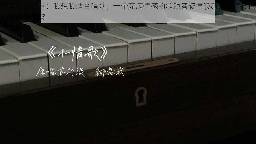 抖音热曲推荐：我想我适合唱歌，一个充满情感的歌颂者旋律唤起无尽情感记忆的歌颂风采