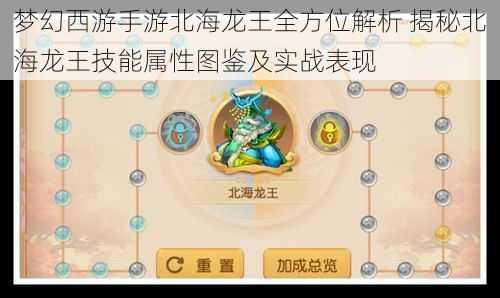 梦幻西游手游北海龙王全方位解析 揭秘北海龙王技能属性图鉴及实战表现