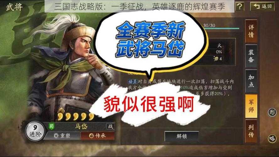 三国志战略版：一季征战，英雄逐鹿的辉煌赛季