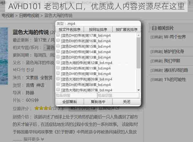 AVHD101 老司机入口，优质成人内容资源尽在这里