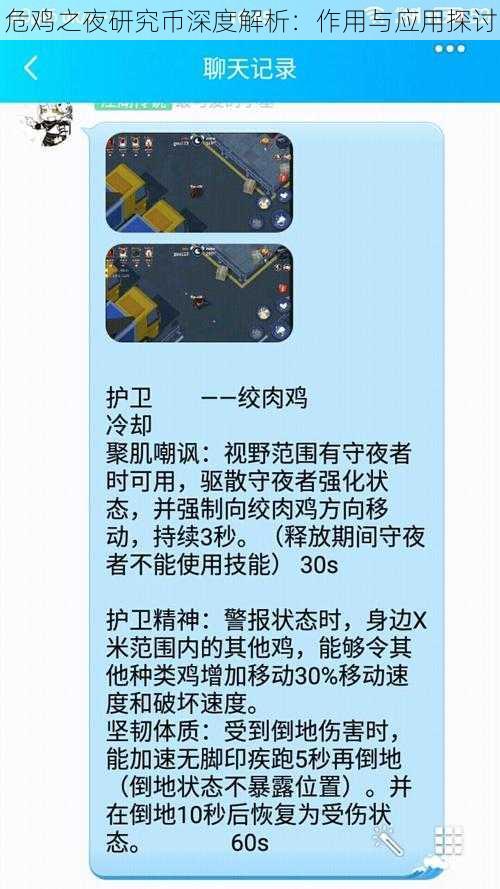 危鸡之夜研究币深度解析：作用与应用探讨