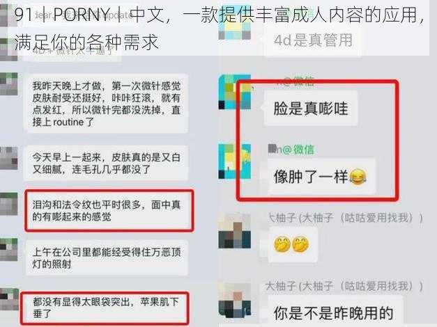 91丨PORNY丨中文，一款提供丰富成人内容的应用，满足你的各种需求