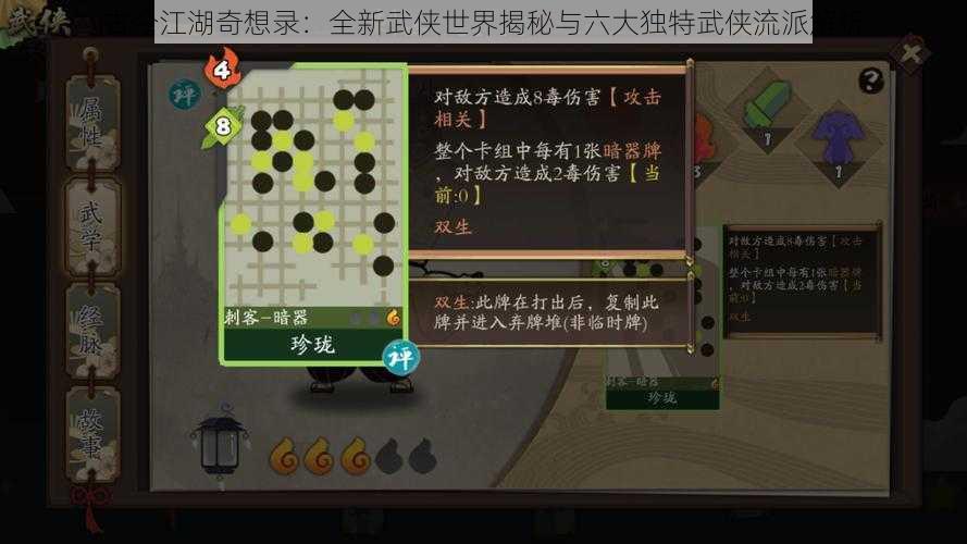 古今江湖奇想录：全新武侠世界揭秘与六大独特武侠流派解析