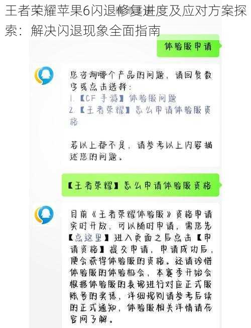 王者荣耀苹果6闪退修复进度及应对方案探索：解决闪退现象全面指南