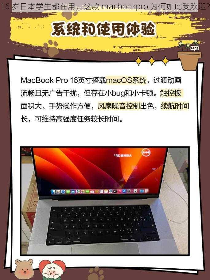 16 岁日本学生都在用，这款 macbookpro 为何如此受欢迎？