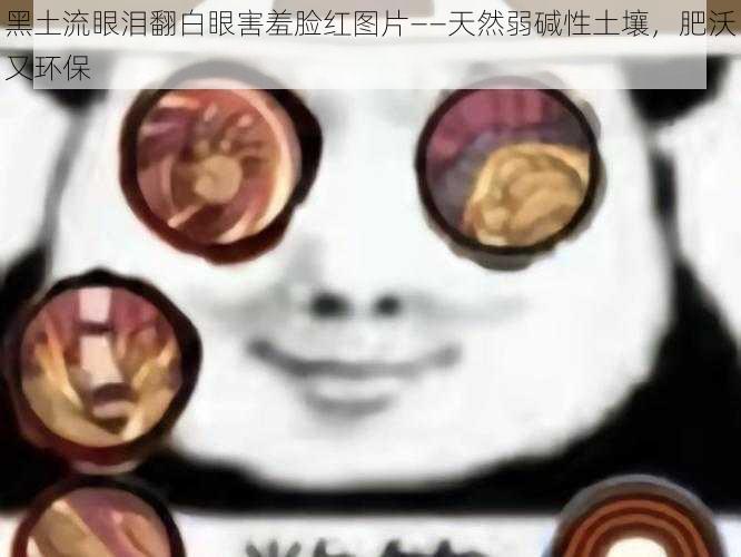 黑土流眼泪翻白眼害羞脸红图片——天然弱碱性土壤，肥沃又环保