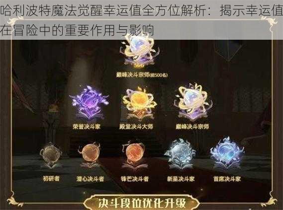 哈利波特魔法觉醒幸运值全方位解析：揭示幸运值在冒险中的重要作用与影响