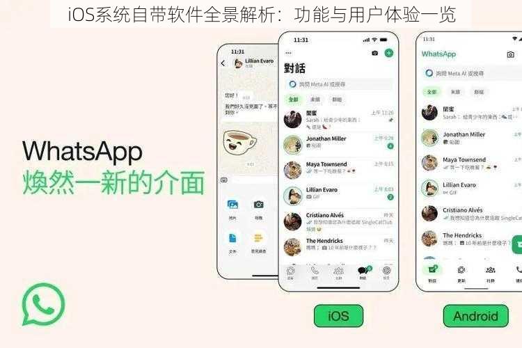 iOS系统自带软件全景解析：功能与用户体验一览