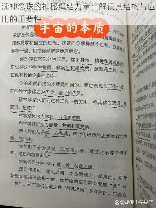 渎神念珠的神秘绳结力量：解读其结构与应用的重要性