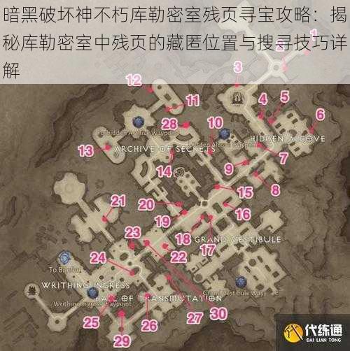 暗黑破坏神不朽库勒密室残页寻宝攻略：揭秘库勒密室中残页的藏匿位置与搜寻技巧详解