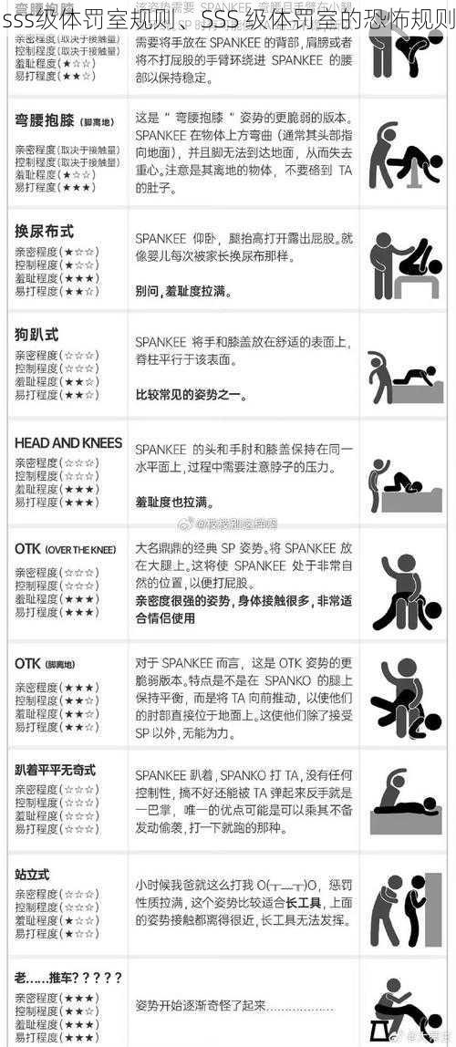 sss级体罚室规则、SSS 级体罚室的恐怖规则